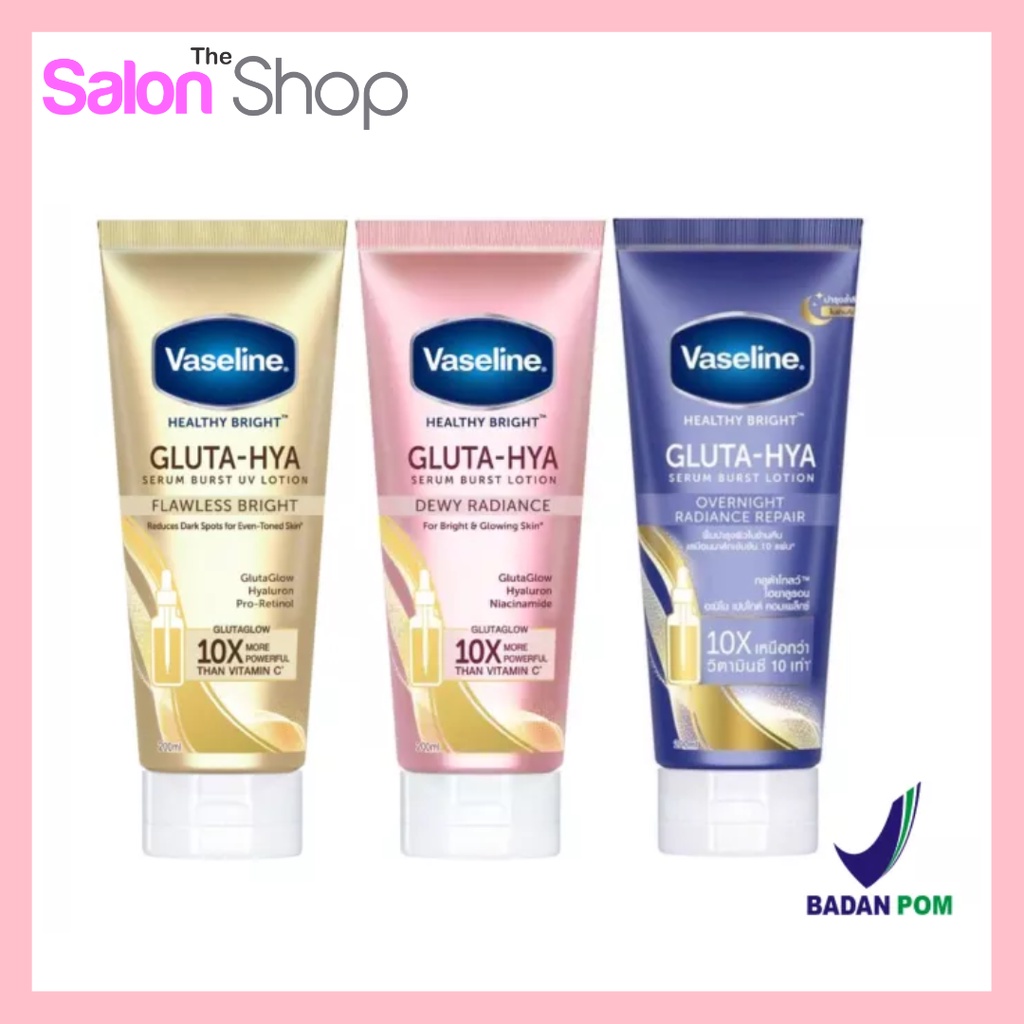 ♦️THESALONSHOP♦️ Vaseline GLUTA-HYA Serum Burst Lotion | UNILEVER
