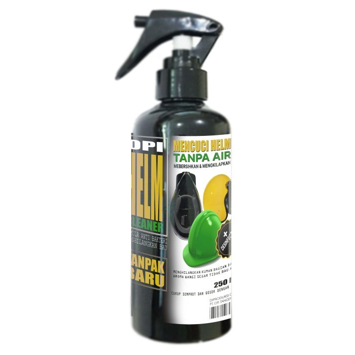 Pembersih dan pengkilat helm tanpa cuci anti bautanpa bahan berbahaya aman digunakan suplayer OPI