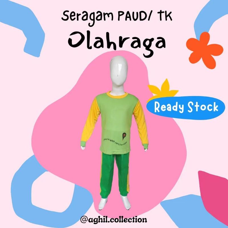 KAOS OLAHRAGA PAUD/TK LENGAN PANJANG FUJI