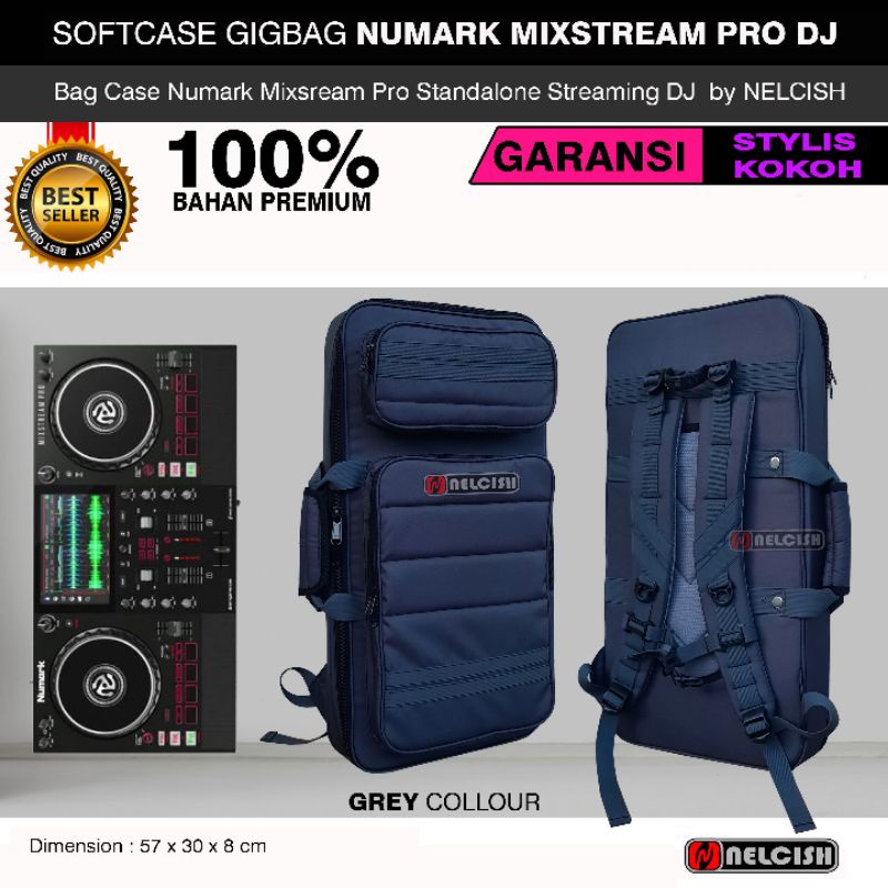 Gigbag Softcase Tas DJ Numark Mixstream Pro Standalone DJ Controller by NELCISH