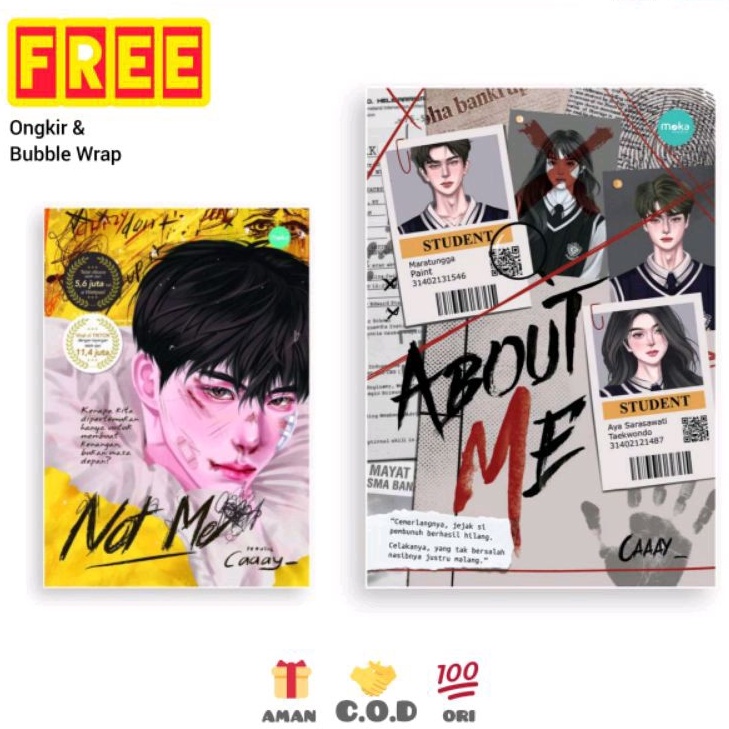 Novel Populer About Me & Not Me #Cakrawala/Caaay_/Moka Media [Original 100%]6
