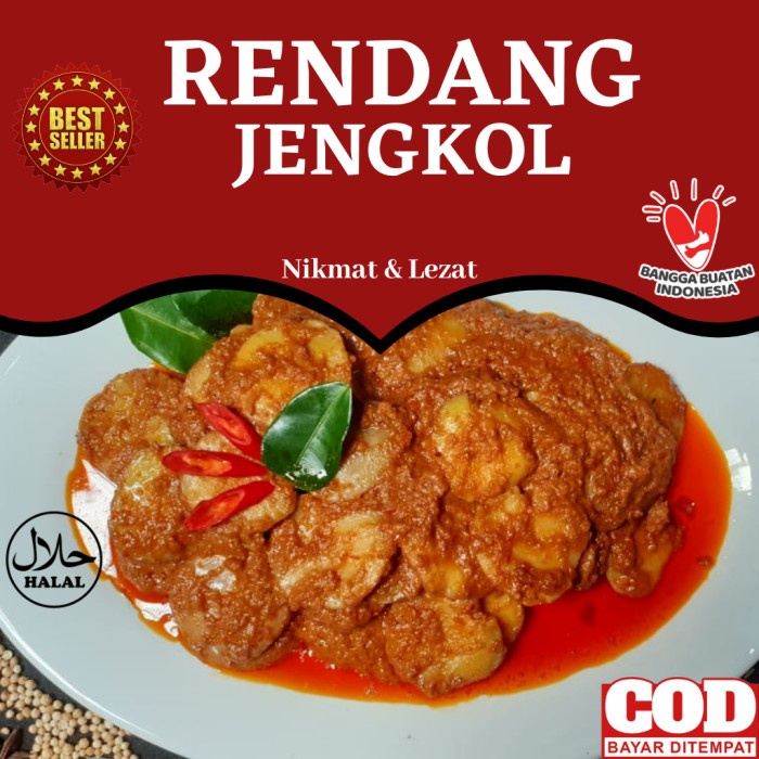 

⭐BISA COD⭐ Penambah Nafsu Makan Rendang Jengkol Makanan Instant Siap Saji