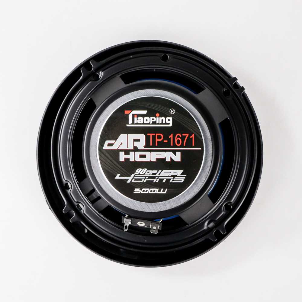 Coaxial Car Speaker 2 Way 6 inch 500 watt Speaker pintu Mobil Coaxial HiFi 2 Way 6 Inch 500W 2 PCS - TP-1671