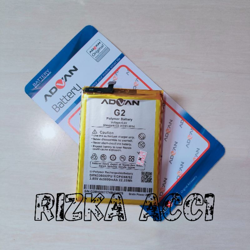 Baterai Batre Advan G2 G 2 Original Battery Batrai Hp