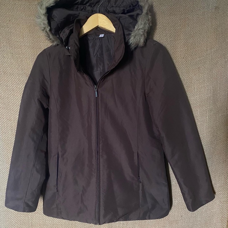 Uniqlo Harrington with Hoodie Woman