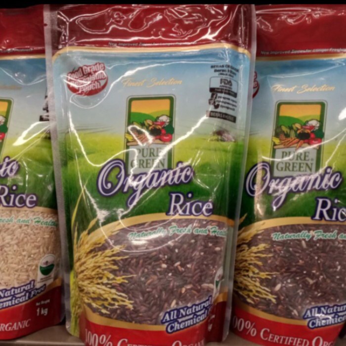 

Pure green beras organic hitam 1kg