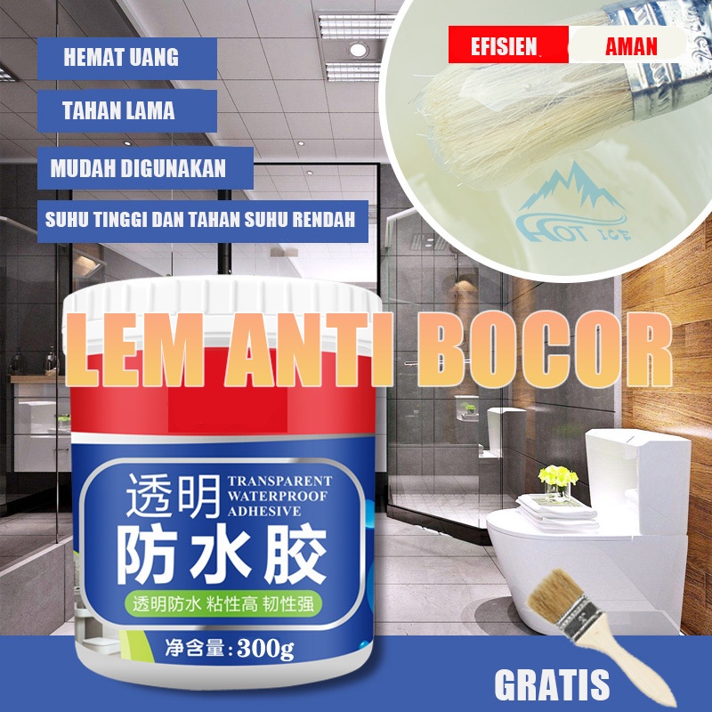 LEM TAHAN AIR LEM TRANSPARANT ANTI BOCOR