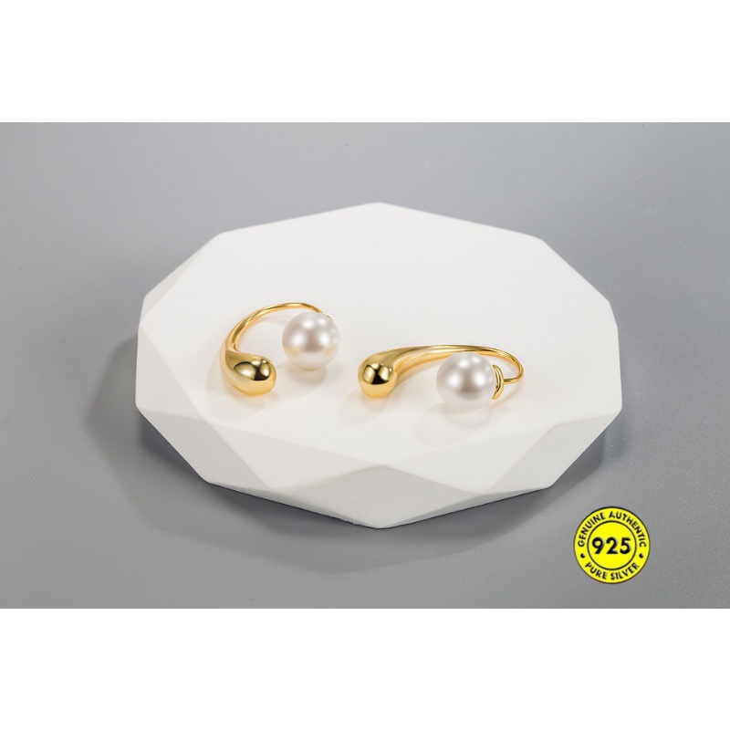 Ear Hook Mutiara Shell Tetesan Air Musim Gugur Dan Musim Dingin Eardrops U1407