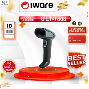 Barcode Scanner Laser 1D ULT-1808 USB