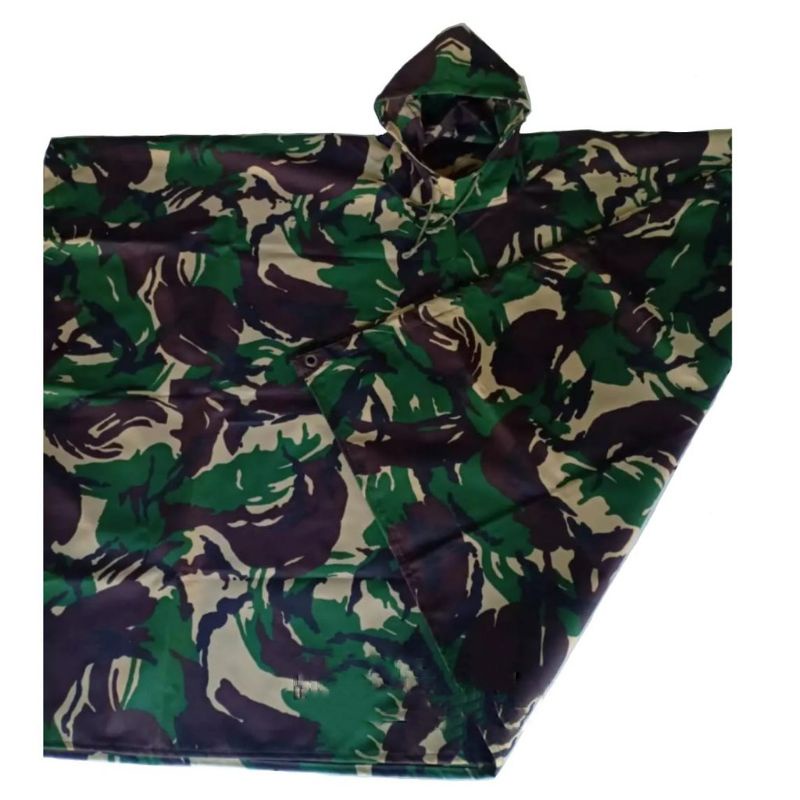 jas hujan ponco loreng TNI ad