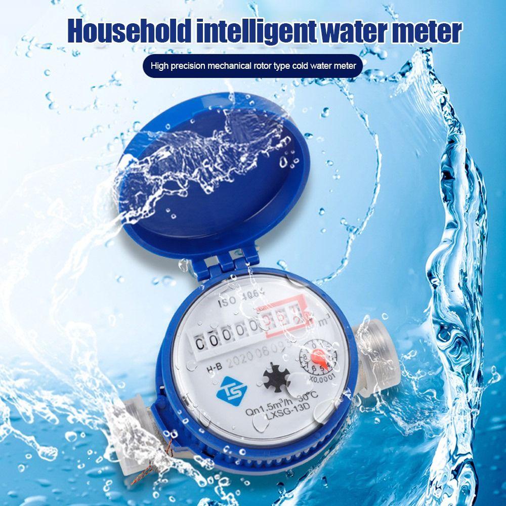 Solighter Water Meter Cerdas Rotasi Taman Counter Flow Meter