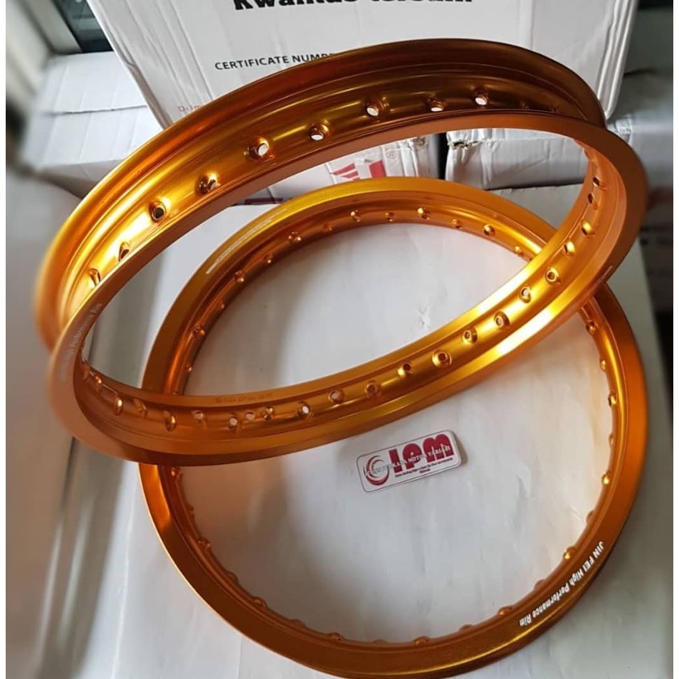 Velg Jinfei Ring 17 Gold Polos (set) 160/185, 185/215