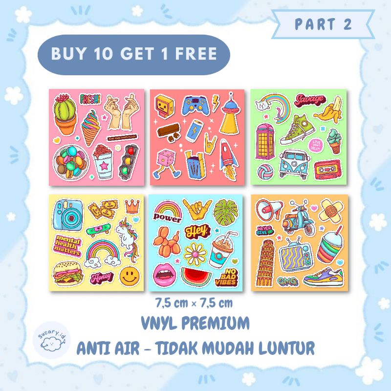 

[PART 2] Mini Tumblr Sticker Pack | Stiker Mini | Stiker Aesthetic | Stiker Anti Air | Stiker Tumblr | Sticker Aesthetic | Stiker Murah | Stiker Lucu | Cute Sticker | Stiker Cute | Stiker Catatan | Stiker Waterproof | Stiker