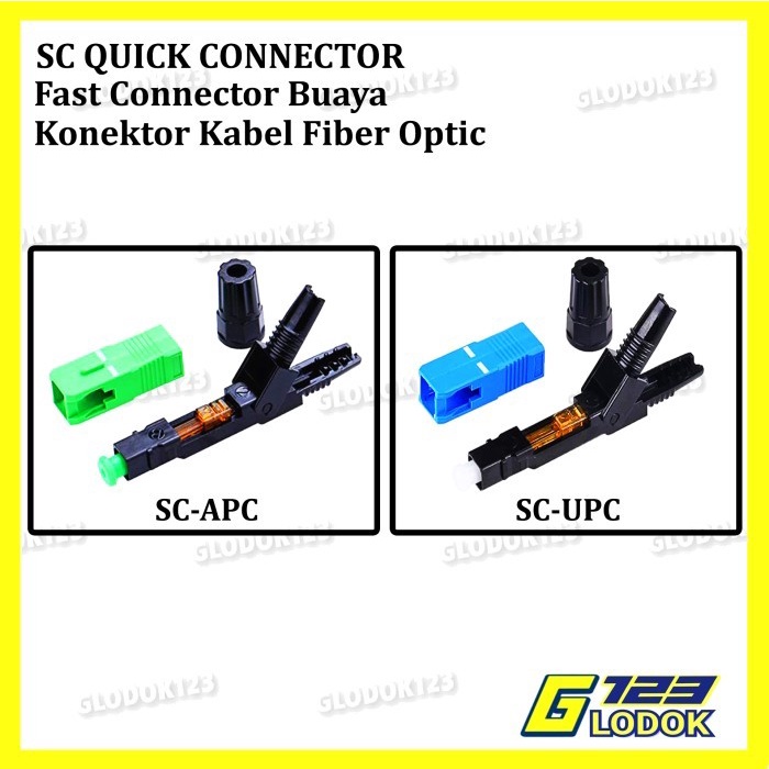 Fast Connector SC APC UPC Konektor Kabel Fiber Optic Optik FA11 FTTH