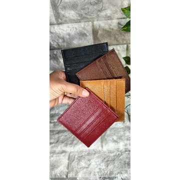 CARD HOLDER 6 SLOT + 1 SLOT MONEY dompet kartu waletl