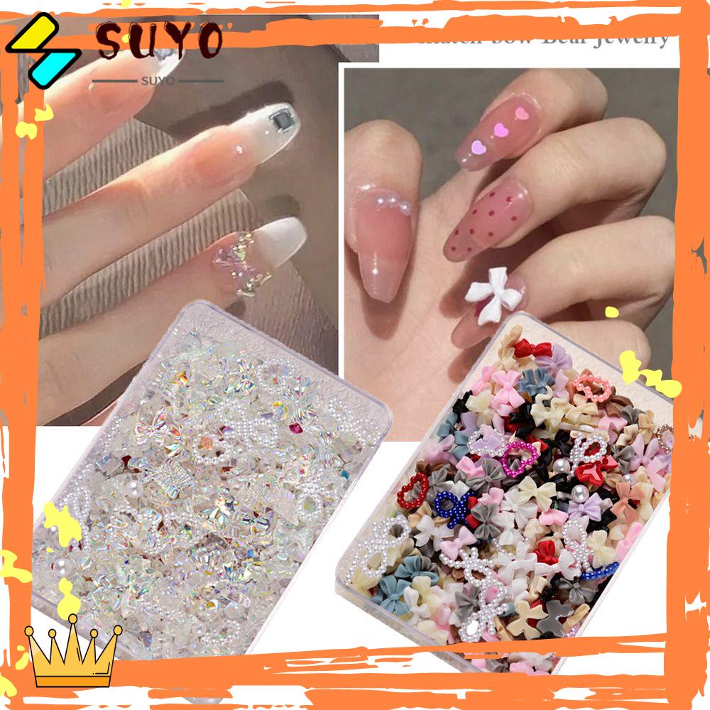 Suyo Dekorasi Kuku Manicure Kartun Rhinestones Kupu-Kupu