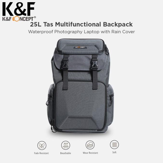 KNF Concept 25L Tas Multifunctional Backpack Waterproof Photography