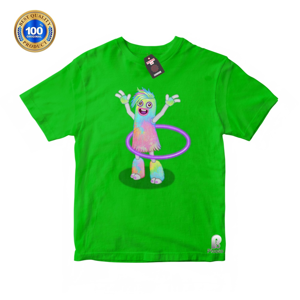 BAJU ANAK KAOS ATASAN ANAK MOTIF KARAKTER MY SINGING MONSTER UNISEX Bahan COTTUN (FREE NAMA)