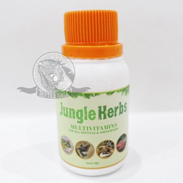 JUNGLE HERBS MULTIVITAMIN CALCIUM UNTUK REPTIL DAN AMPHIBI