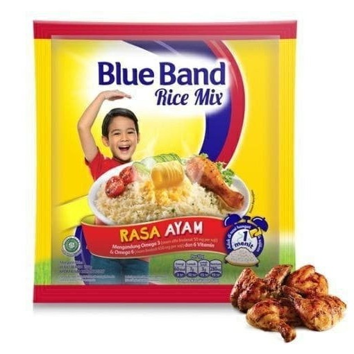 Blue Band Rice Mix 45 gr Rasa Ayam Margarin Mentega Nasi