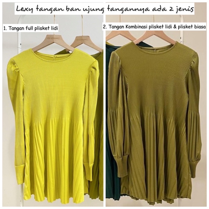 Lexy pleats blouse / blouse plisket premium / atasan plisket