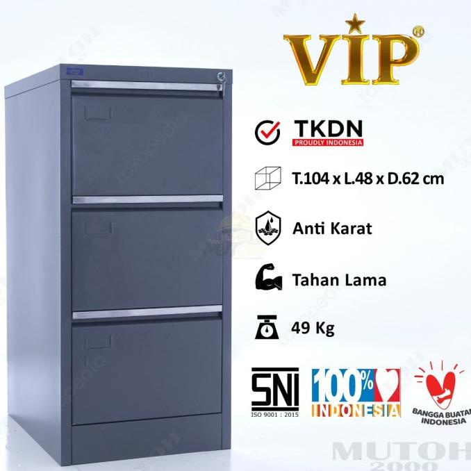 

BIG SALE FILLING CABINET 3 LACI LEMARI ARSIP VIP V-303 SALE