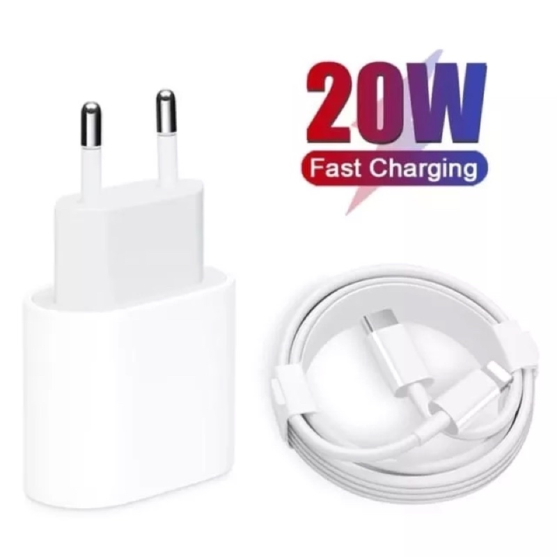 CHARGER 20W USB C TO L!GHTN!NG FAST CHARHGING PD ADAPTER 20W