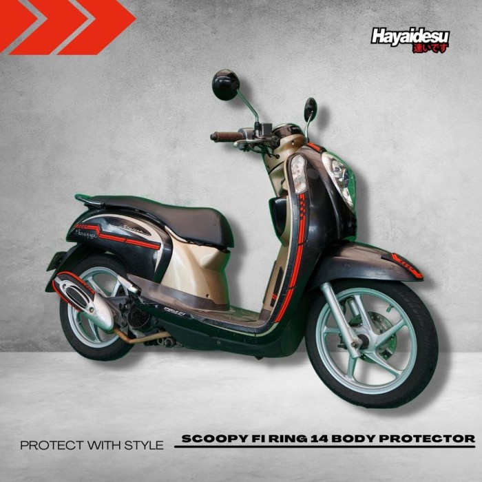 Hayaidesu Body Protector Scoopy Fi R14 2014-2016 Full Set Cover #Original