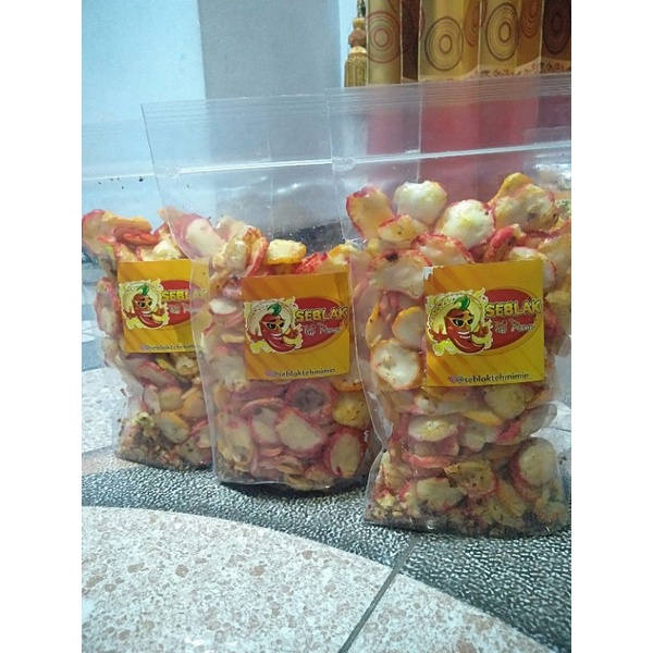 

krupuk seblak teh mimin