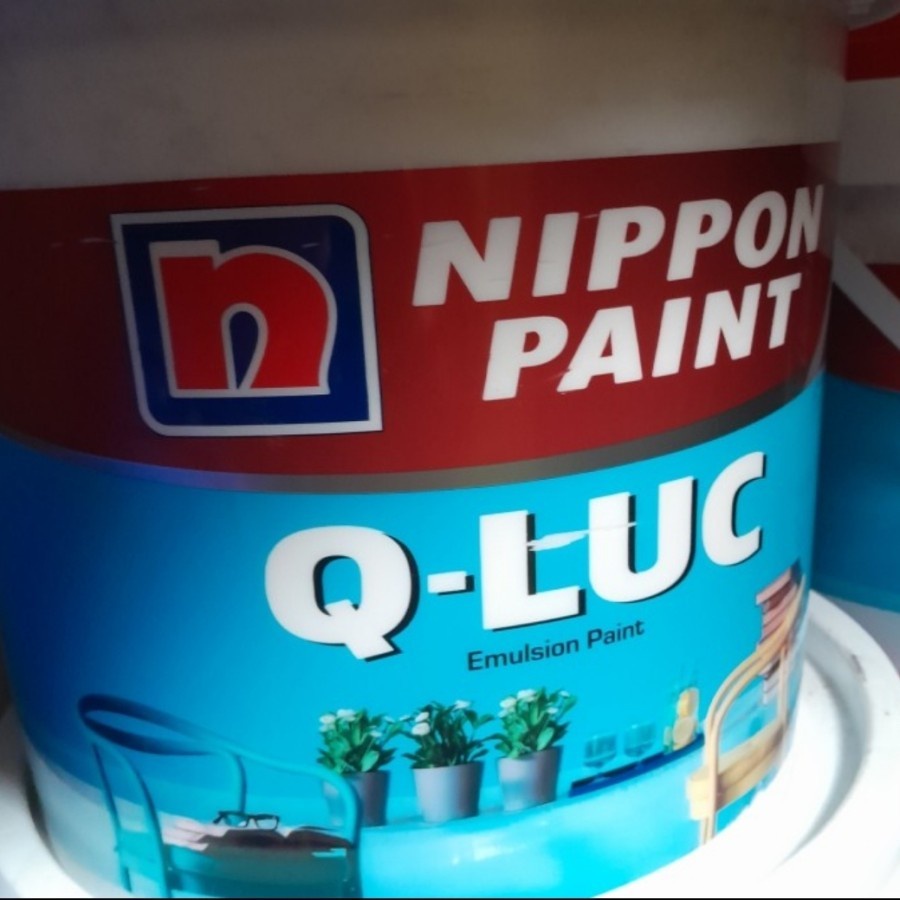 CAT TEMBOK NIPPON PAINT QLUC EMULTION PAIN WARNA PUTIH 1505 20KG