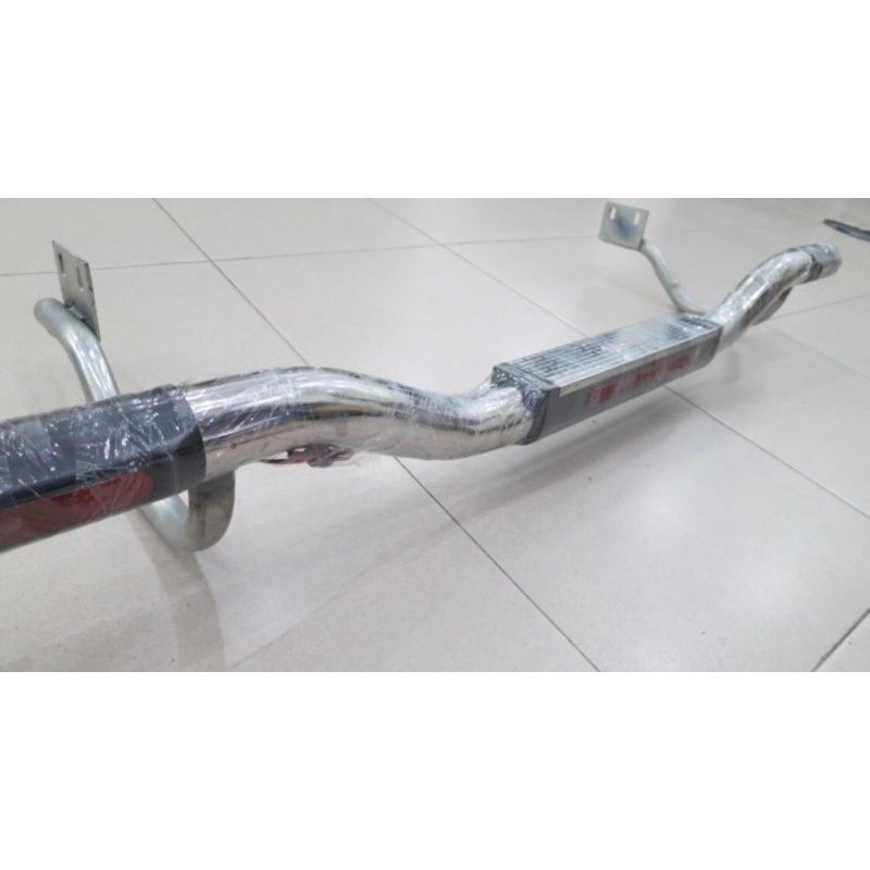 BEMPER BELAKANG RUSH / TERIOS TAHUN 2007-2017 STAINLESS WITH LAMP