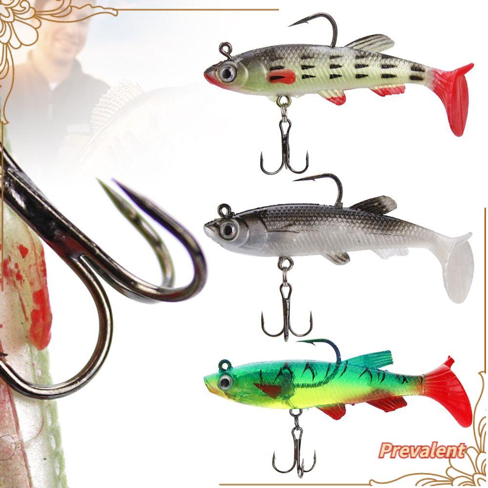 Preva 8cm 14g Lure Silikon Perlengkapan Ikan Luya Aksesoris Memimpin Ikan Swimbait