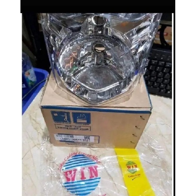 reflektor lampu depan honda beat karbu beat lama+soket