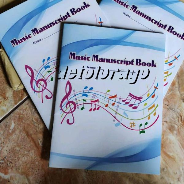 

➤ Buku tulis musik garis lima/buku garis paranada/buku musik bergaris 5 / BUKU TULIS MUSIK GARIS LIMA