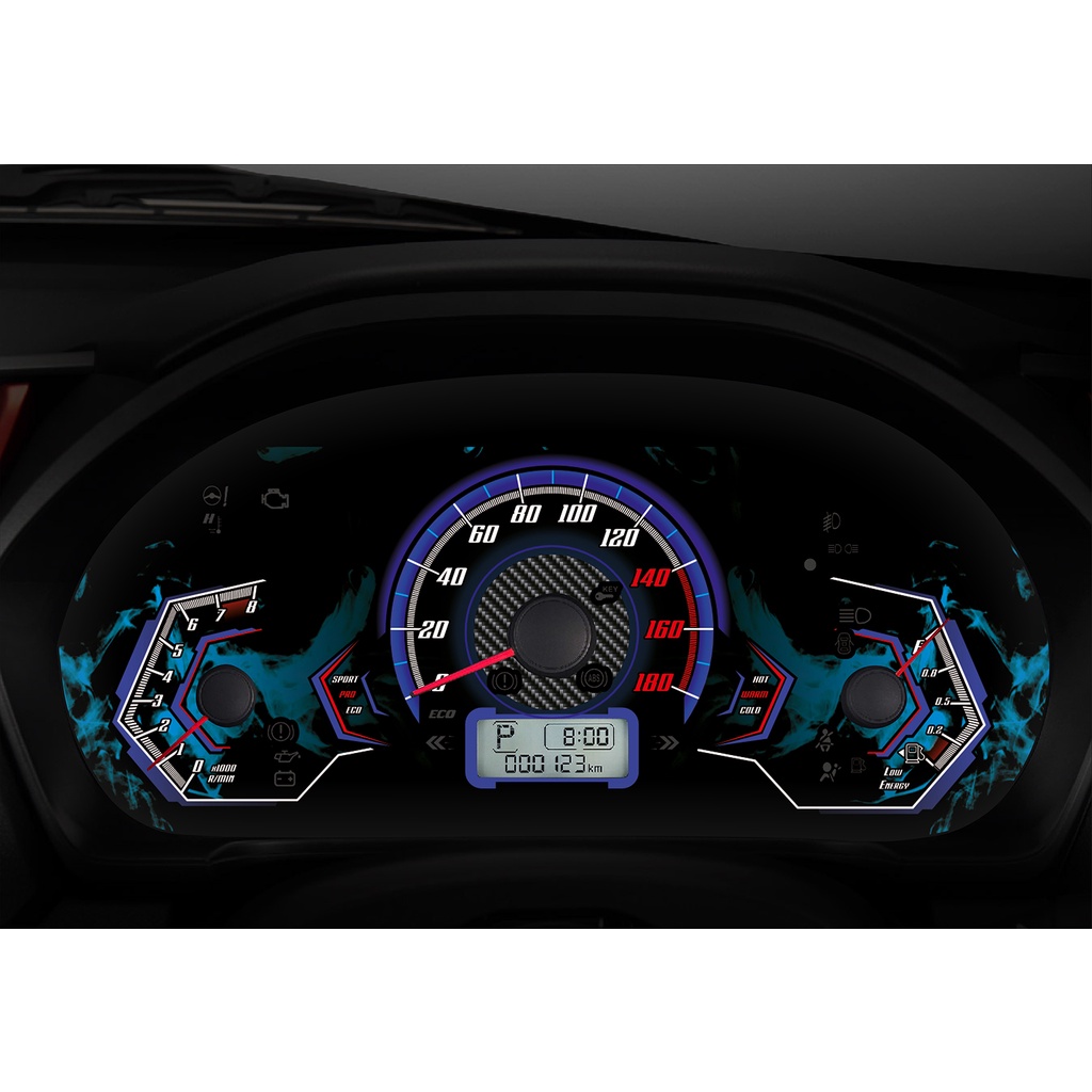 Custom Speedometer Brio/Mobilio Blue Magician
