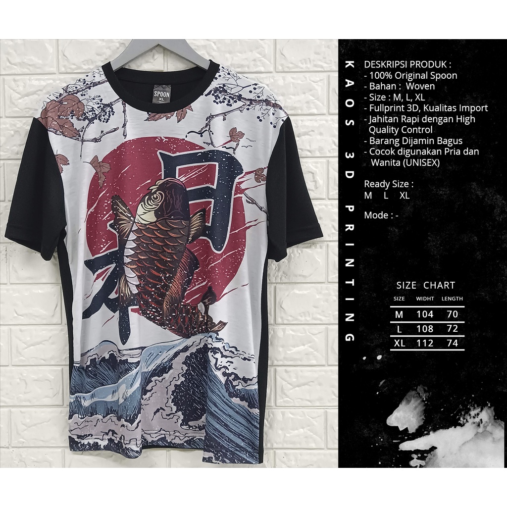 KAOS PRIA DISTRO BERMOTIF - KAOS MURAH PRIA TERLARIS - KAOS DISTRO- KAOS UNISEX SPOON