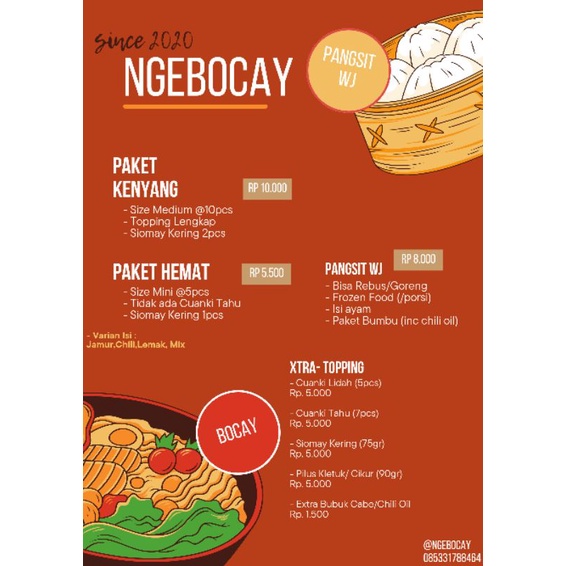 

CUANKI INSTAN KENYANG II HEMAT