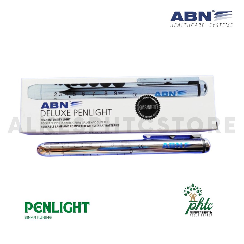 ABN Deluxe Penlight High Intensity Light l Senter Pulpen ABN