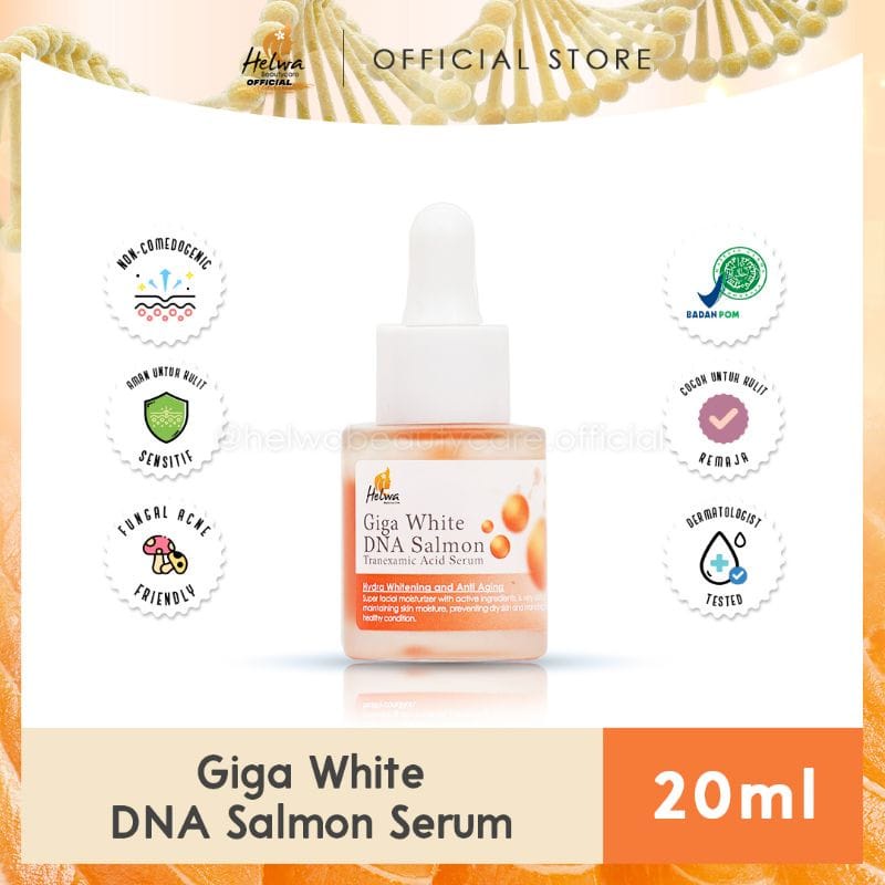 Giga White DNA Salmon Serum Helwa Beautycare (Free Gift)