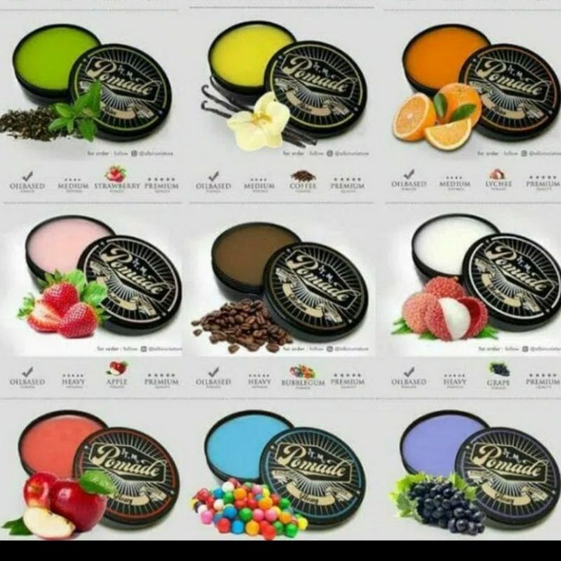 TM POMADE OIL BASE, 60 GRAM (free sisir saku)
