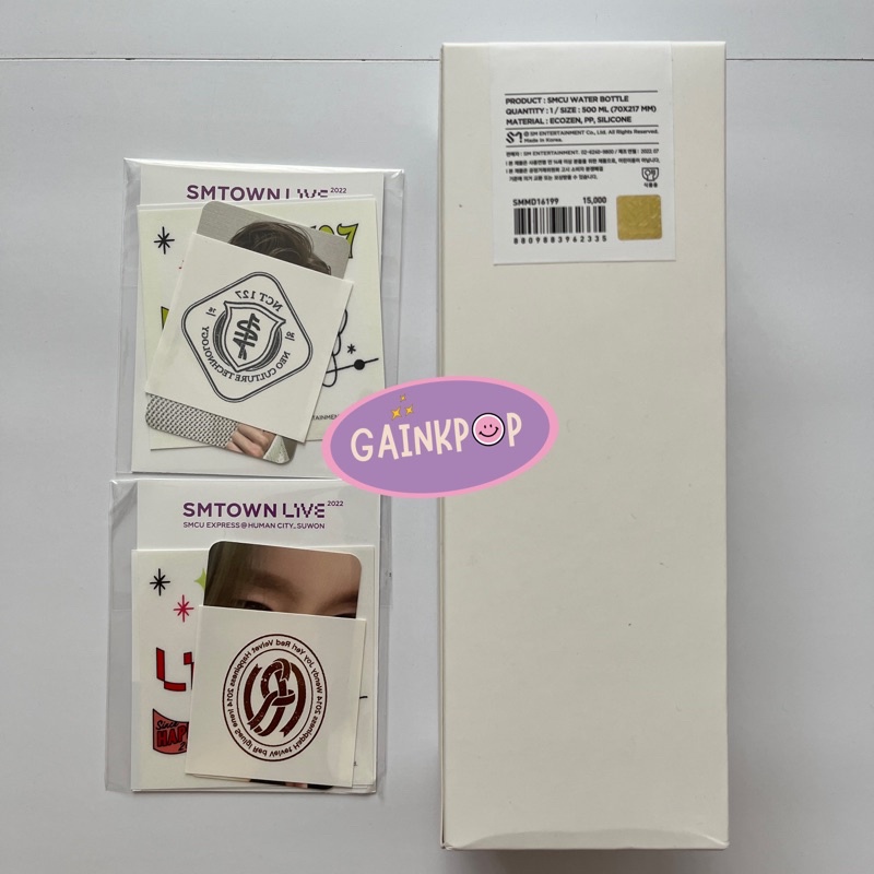 [READY] SMTOWN LIVE IN SUWON 2022 / AR TATTOO IRENE / AR TATTOO JAEHYUN / WATER BOTTLE SMTOWN