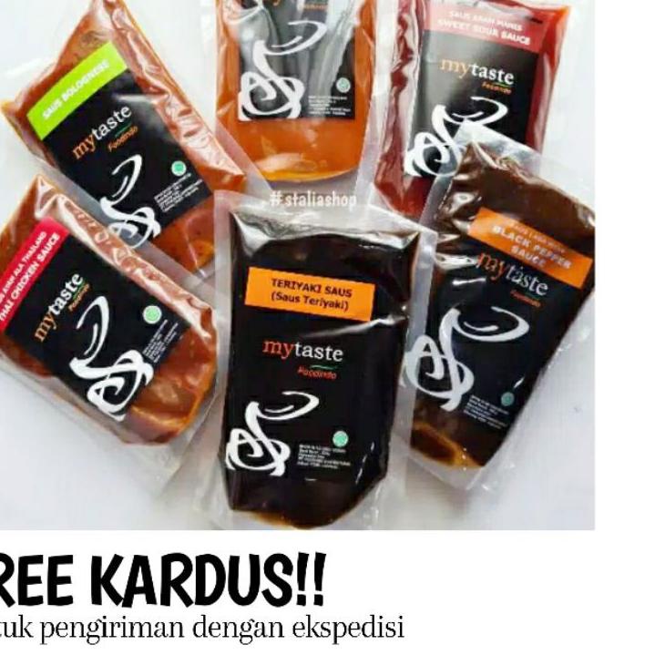 

[PRODUK PRSC8] My Taste Saus Barbeque Blackpepper Teriyaki Bolognese Sauce 500gr KIP