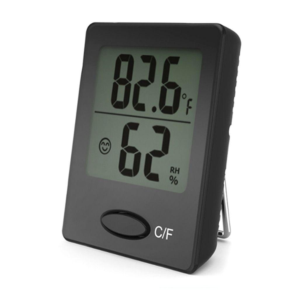 POPULAR Populer Thermo-Hygrometer Digital Rumah Weather Station Indoor Sensor Suhu