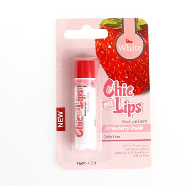 (JB99) Viva White Moisture Balm Chic On Lips - Tersedia 4 Varian Rasa (Intensive Use)