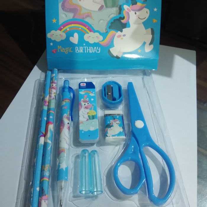 

ALAT TULIS PENSIL SET SEKOLAH KARAKTER MOTIF CEWEK GIRL MURAH