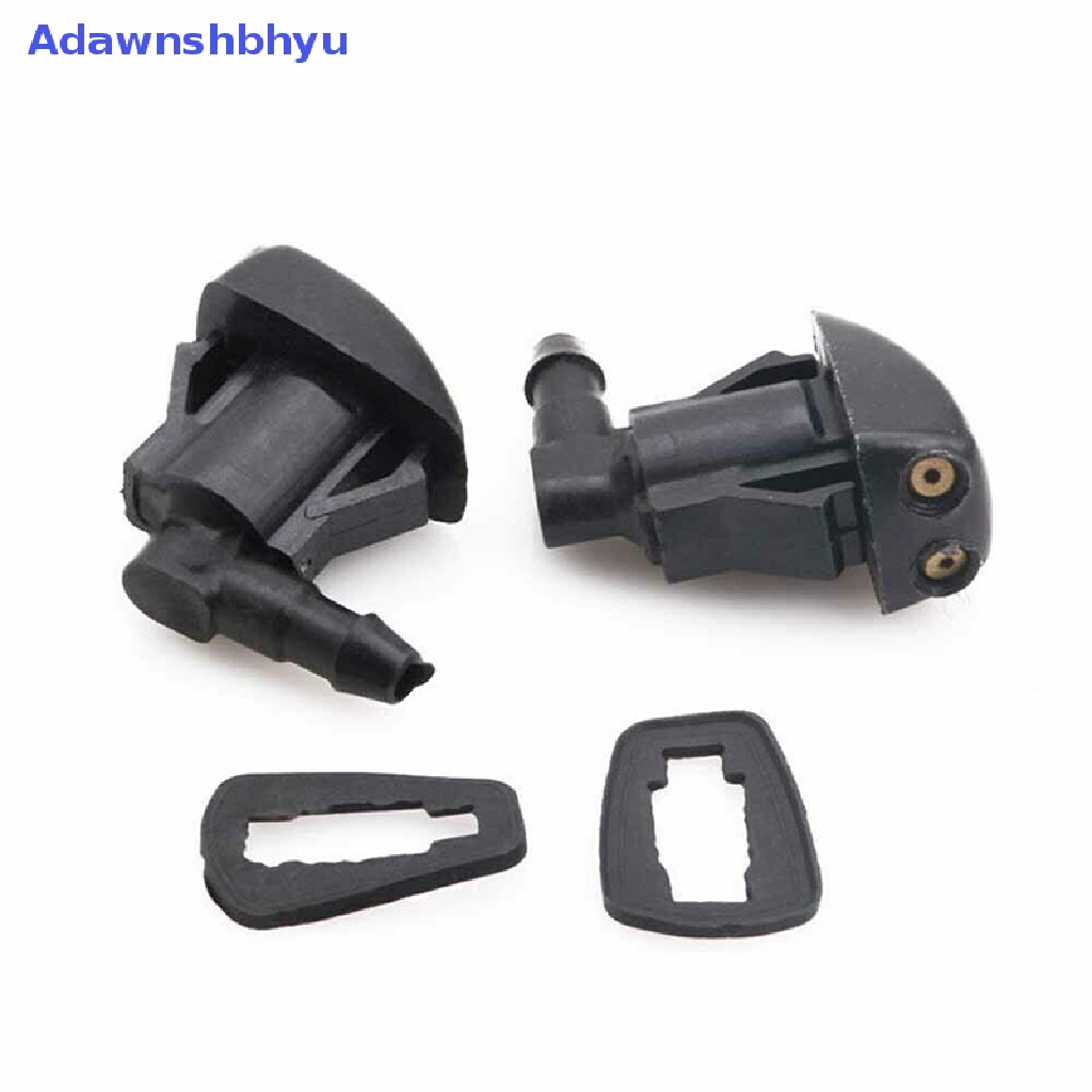 Adhyu 2pcs Set Nozzle Mesin Cuci Kaca Depan Mobil Universal Hitam Auto  Id