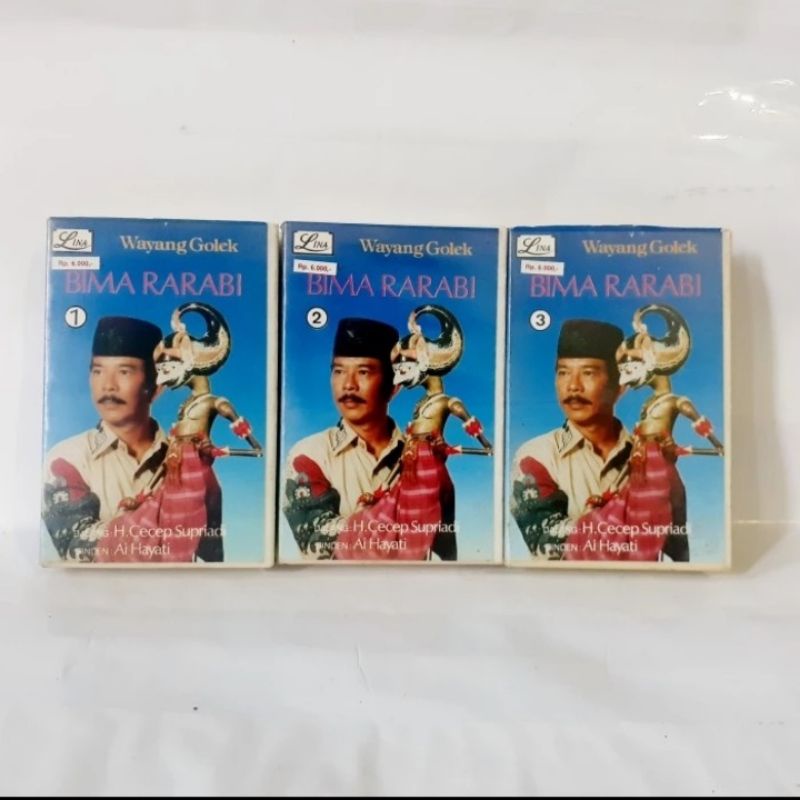 Kaset Wayang Golek Dalang Cecep Supriadi Bima Rarabi Set 3 Kaset