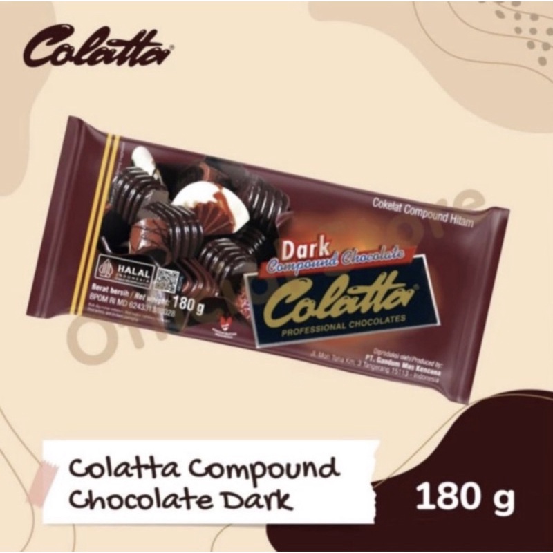 Jual Colatta Dark Compound Gr Shopee Indonesia