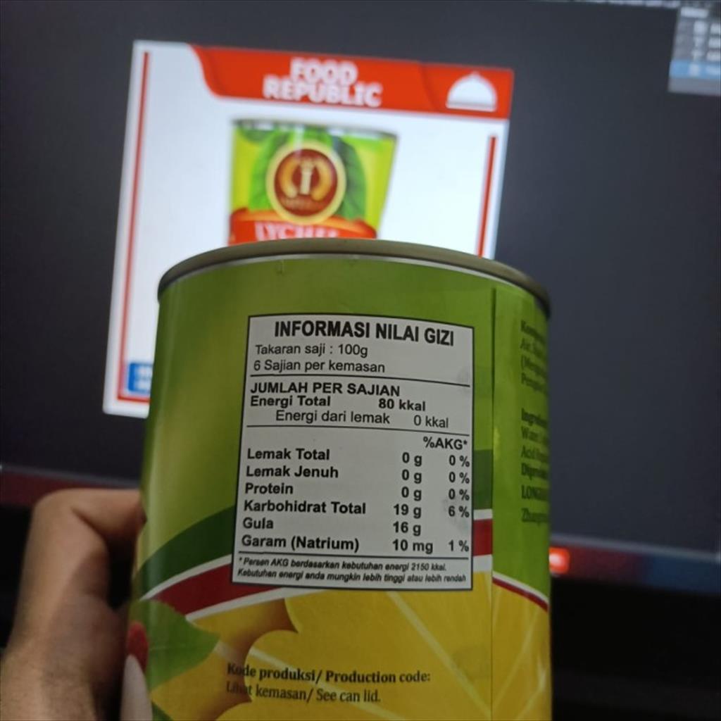 Imperial Lychee In Heavy Syrup 565 gr Buah Leci Dalam Sirup Halal