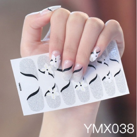 14Pcs/Stiker Kuku Murah / Nail Art Sticker / Nail Art Stiker / Nail Art &amp; Sticker YMX Series